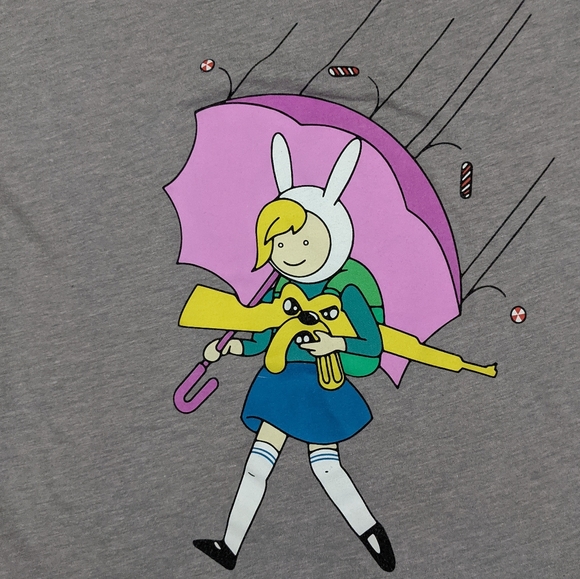slinger apparel Other - Slinger Apparel Assault Girl Adventure Time Limited Release Tee Shirt Med grey